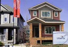 four homes in Rosenthal, Edmonton